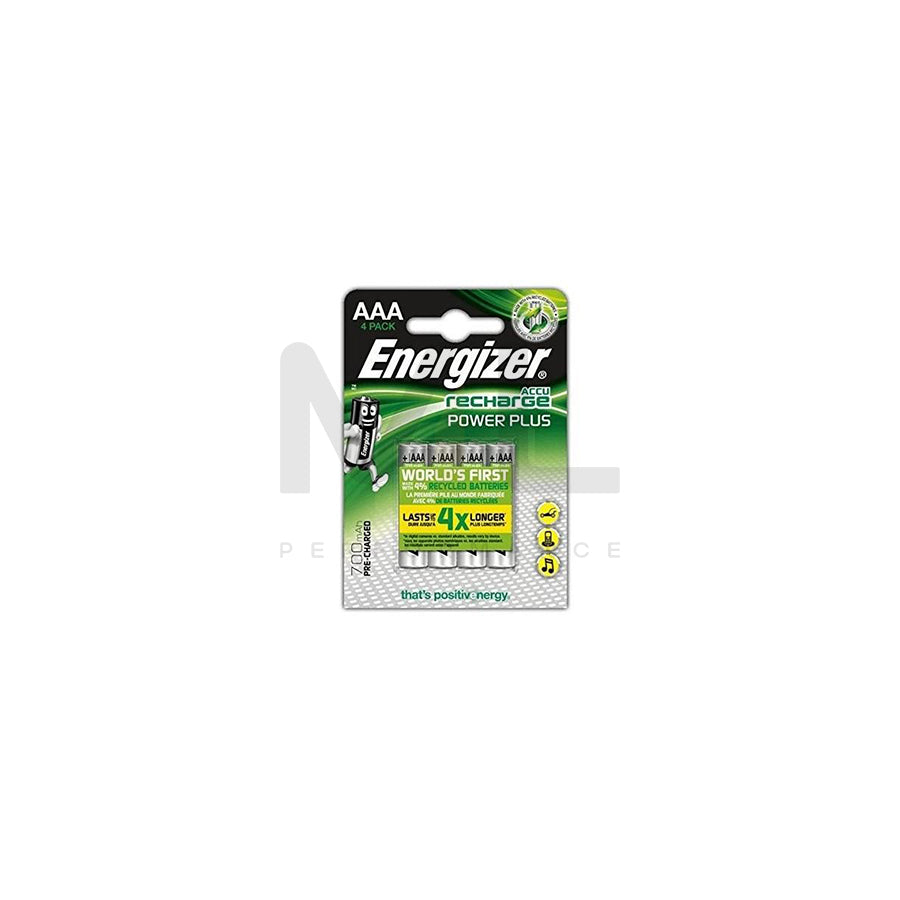 ENERGIZER AAA (HR03), Power Plus E300626600 Battery 1.2V, 700mAh, standard, 4 | ML Performance Car Parts