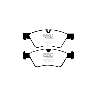 EBC PD02KF331 Mercedes-Benz W211 Redstuff Front Brake Pad & Plain Disc Kit - ATE Caliper 2 | ML Performance EU Car Parts