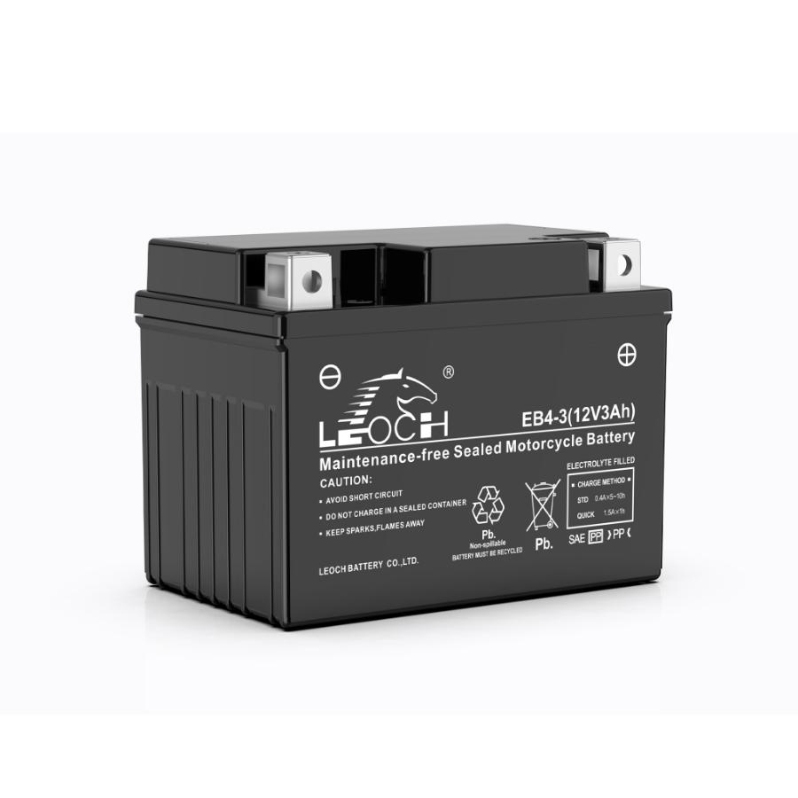 LT4-3 Leoch Powerstart AGM Motorcycle Battery | ML Performance EU Car Parts