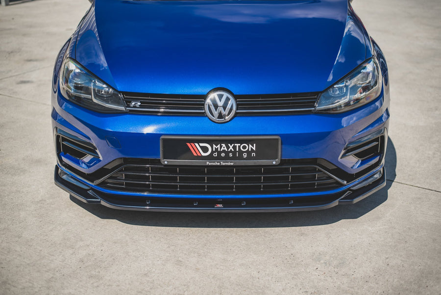 Maxton Design Volkswagen Golf R / R-Line MK7.5 Front Splitter V.9