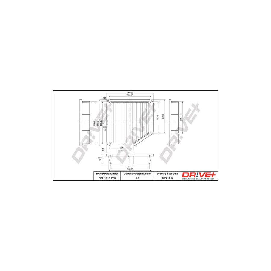 Dr!ve+ DP1110.10.0570 Air Filter | ML Performance EU Car Parts