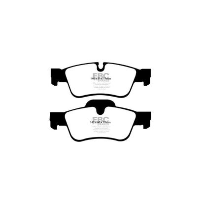 EBC PD02KR274 Mercedes-Benz W251 Redstuff Rear Brake Pad & Plain Disc Kit - ATE Caliper 2 | ML Performance EU Car Parts