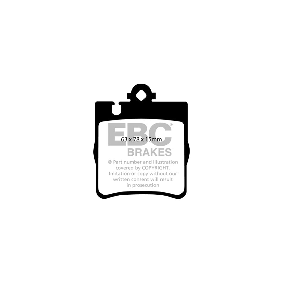EBC PD02KR289 Mercedes-Benz R171 Redstuff Rear Brake Pad & Plain Disc Kit - ATE Caliper 2 | ML Performance EU Car Parts