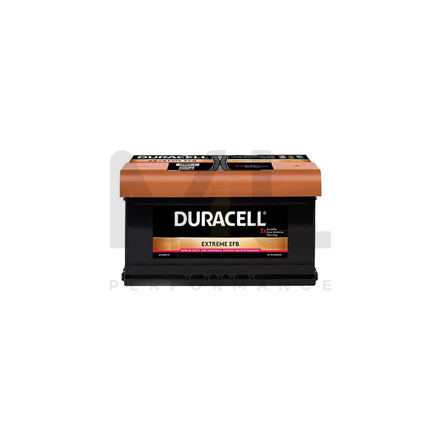 Duracell 110 / DE75 EFB Extreme Car Battery | ML Performance EU Car Parts