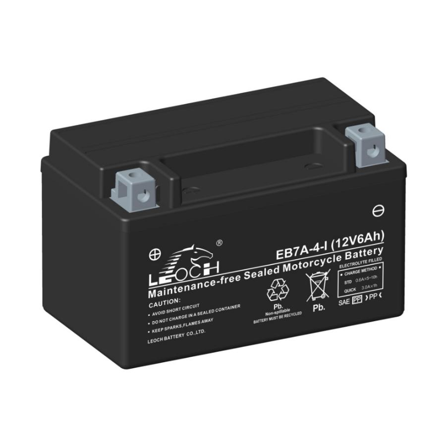 LT7A-4 Leoch Powerstart AGM Motorcycle Battery | ML Performance EU Car Parts