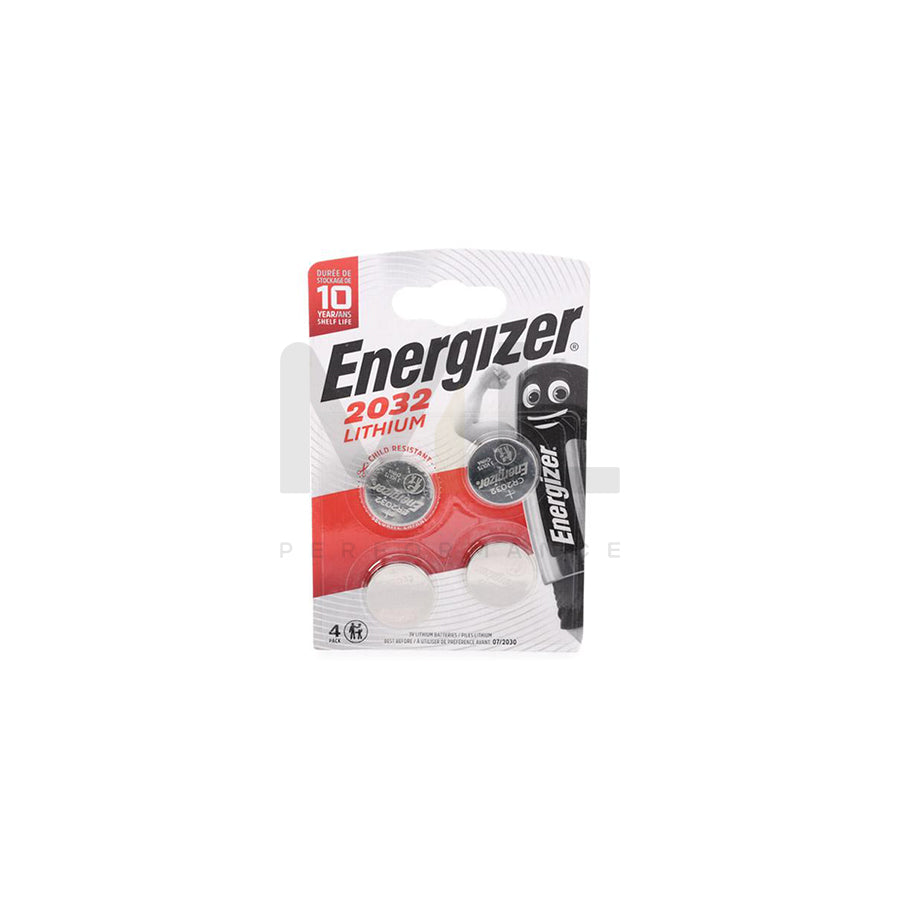 ENERGIZER CR 2032 637762 Button cell battery 3V, 235mAh, 4, Piece | ML Performance Car Parts