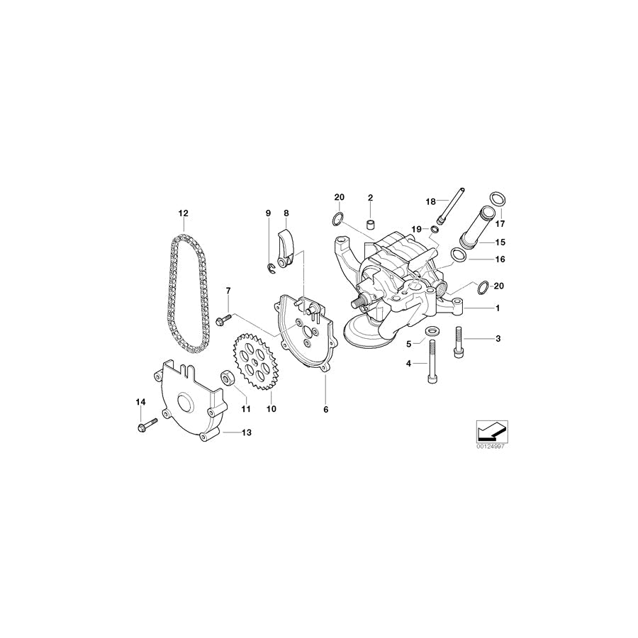 Genuine BMW 11417830026 E39 Oil Pump (Inc. M5) | ML Performance EU Car Parts