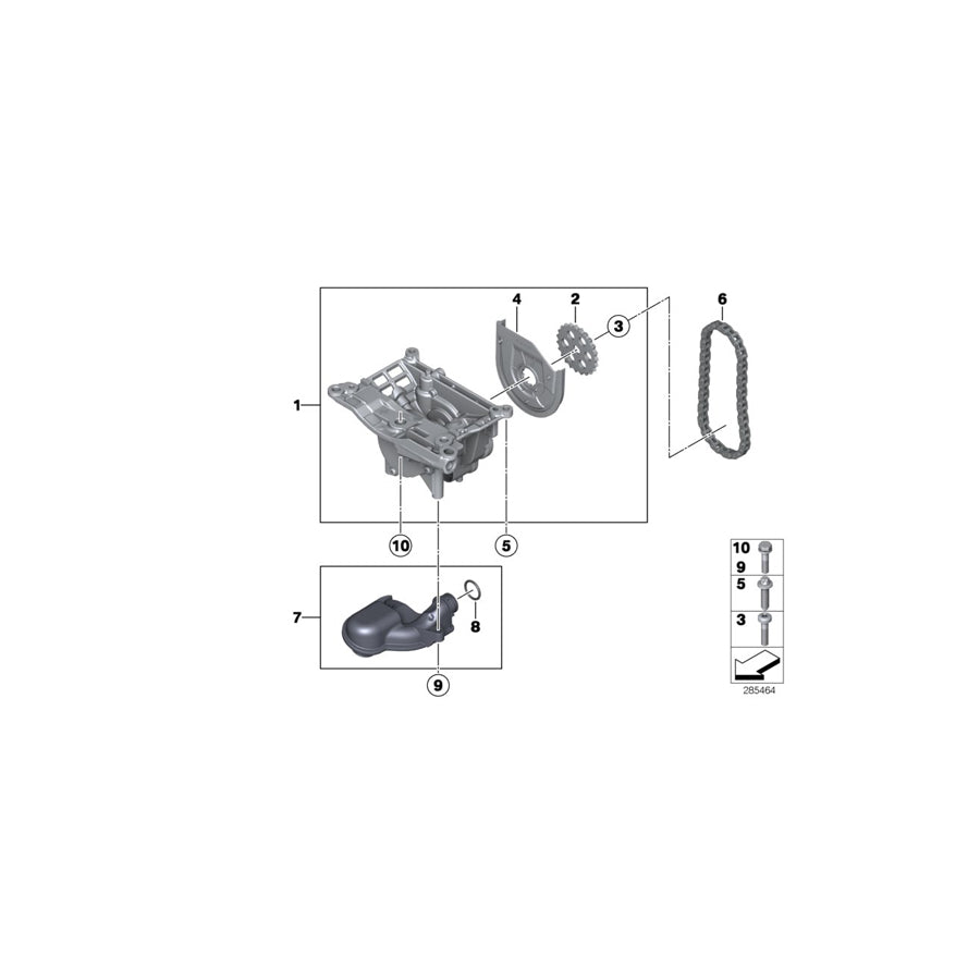 Genuine BMW 11417823206 F13 F36 F10 Intake Pipe With Gasket (Inc. 640d, 730d & 530d) | ML Performance EU Car Parts