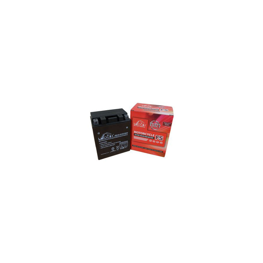 YB14L-A2 Leoch Powerstart AGM Motorcycle Battery EB14A-3 | ML Performance EU Car Parts