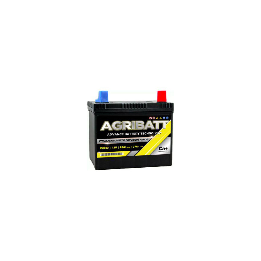 AgriBatt ELB40 Heavy Duty Electric Fence Battery 12V 27Ah c100 | ML Performance EU Car Parts