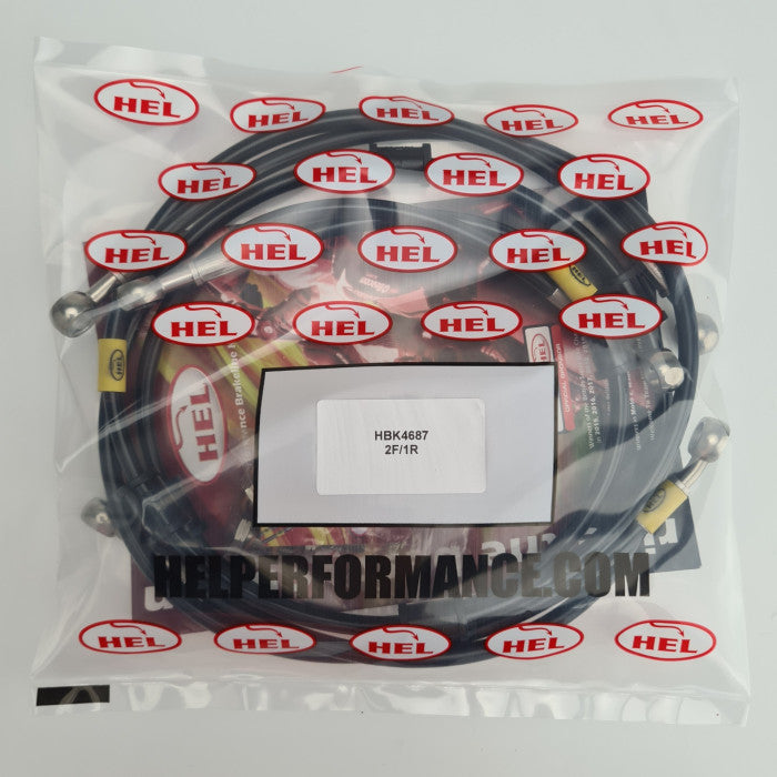 HEL Performance CL-HBK4687 Full Length Race Braided Brake Lines | ML Performance Car Parts