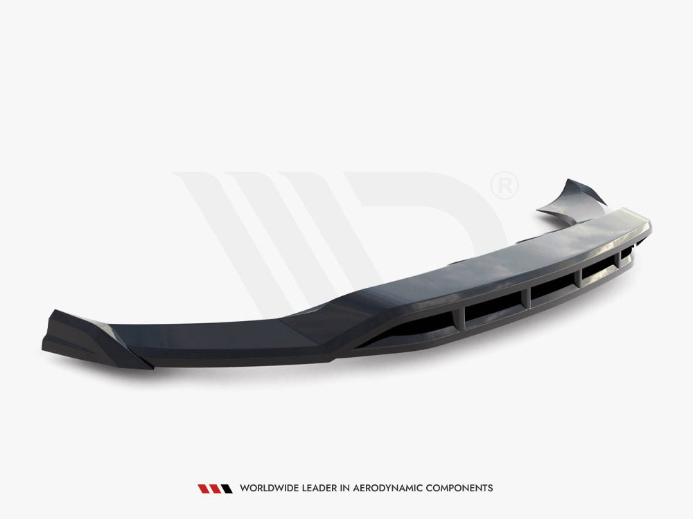Maxton Design PO-CAY-3-C-FD1G+FD1RG Front Splitter Porsche Cayenne Coupe / SUV Mk3 | ML Performance Car Parts