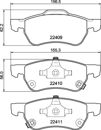 Mintex MDB4232 Brake Pad Set, disc brake