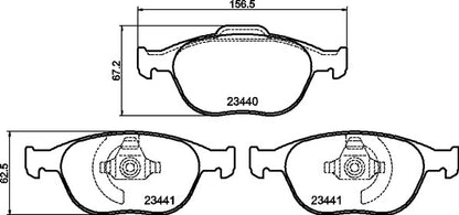 Mintex MDB2272 Brake Pad Set, disc brake