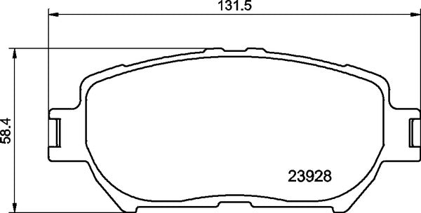 Mintex MDB2263 Brake Pad Set, disc brake