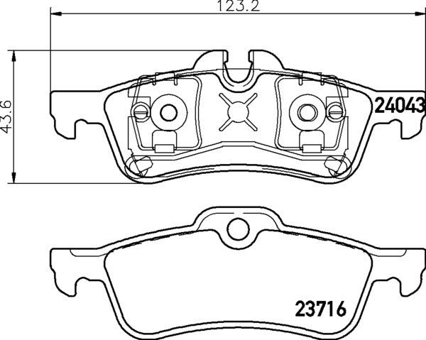 Mintex MDB2639 Brake Pad Set, disc brake