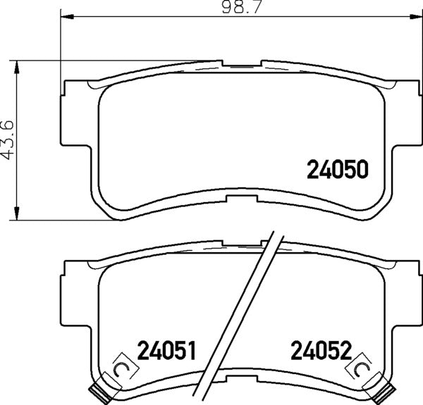 Mintex MDB2295 Brake Pad Set, disc brake