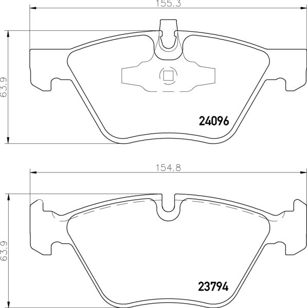 Mintex MDB2699 Brake Pad Set, disc brake