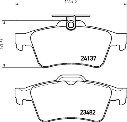 Mintex MDB2686 Brake Pad Set, disc brake