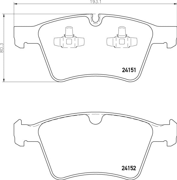 Mintex MDB2995 Brake Pad Set, disc brake