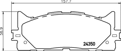 Mintex MDB2788 Brake Pad Set, disc brake