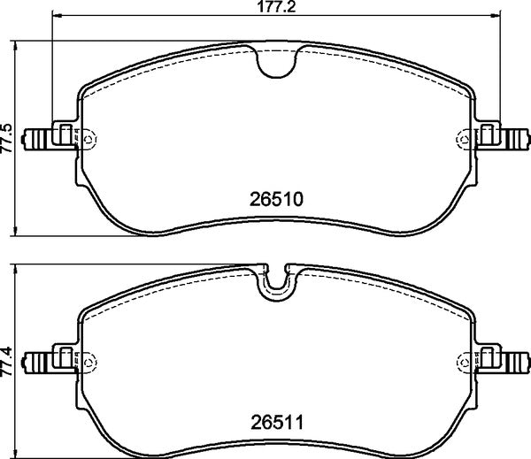 Mintex MDB3501 Brake Pad Set, disc brake