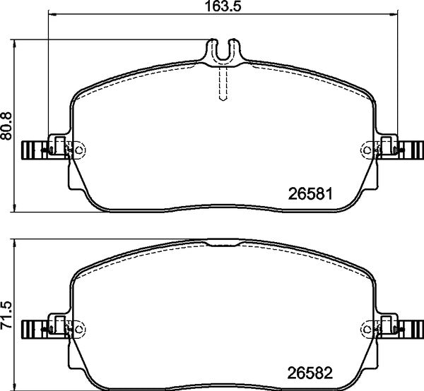 Mintex MDB3515 Brake Pad Set, disc brake