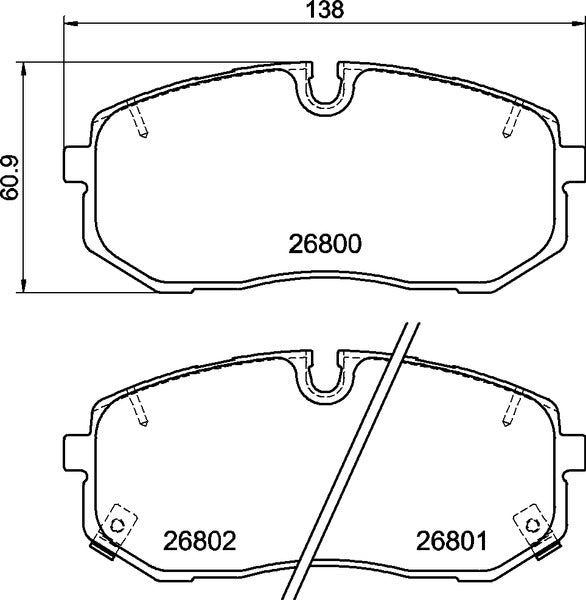 Mintex MDB4391 Brake Pad Set, disc brake
