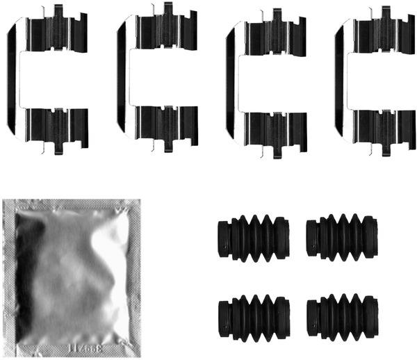 TEXTAR 82549100 Brake Pad Fitting Kit