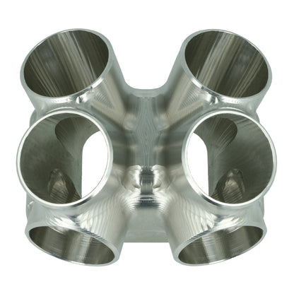 Turbozentrum 220281 4-Cyl. CNC stainless steel turbo manifold collector T3 Twinscroll with 2x Wastegate ports