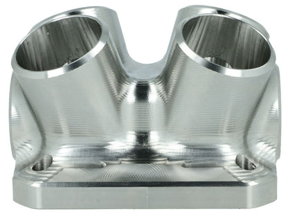 Turbozentrum 118048 4-Cyl. CNC stainless steel turbo manifold collector T4 Twinscroll with 2x Wastegate ports