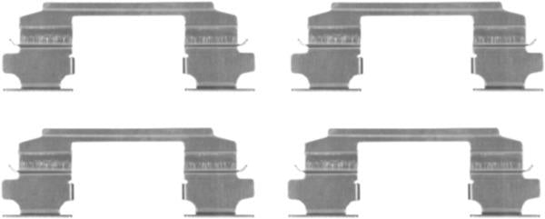 TEXTAR 82507400 Brake Pad Fitting Kit