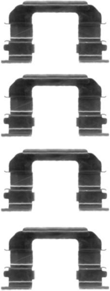 TEXTAR 82508400 Brake Pad Fitting Kit