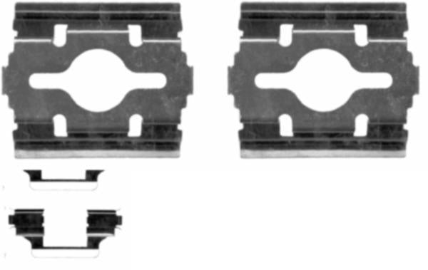 TEXTAR 82505900 Brake Pad Fitting Kit