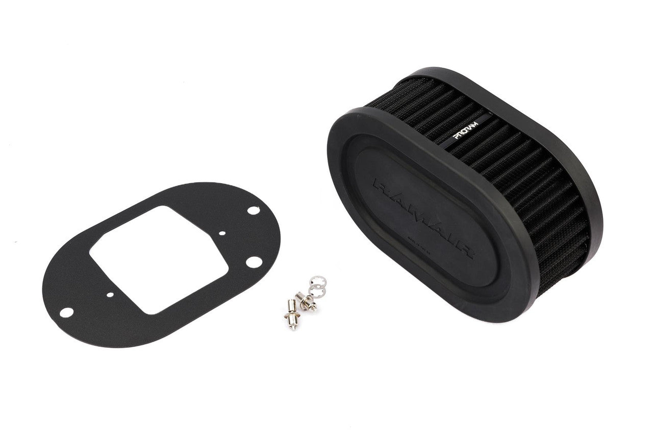 Ramair Pleated Carburettor Air Filter  Baseplate to fit Weber 32/34 DFT 65mm Int Height | ML Performance Car Parts