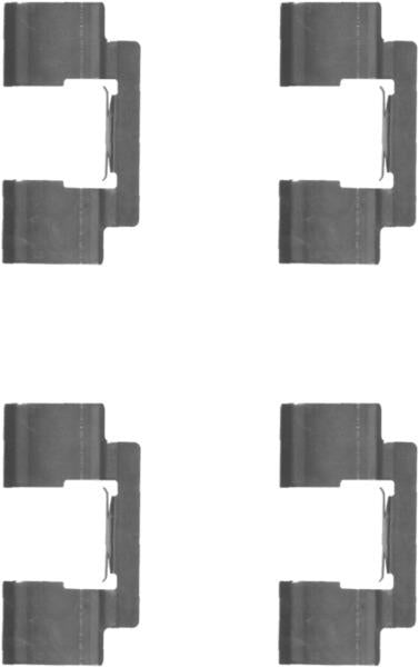 TEXTAR 82512100 Brake Pad Fitting Kit