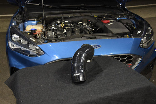 MST Performance MST-FO-MK4016H Black Silicone Air Inlet Hose to fit Ford Focus MK4 ST