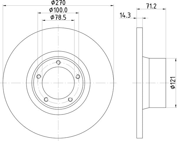 Mintex MDC177 Brake Disc