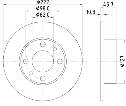 Mintex MDC6 Brake Disc