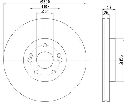 Mintex MDC1535 Brake Disc