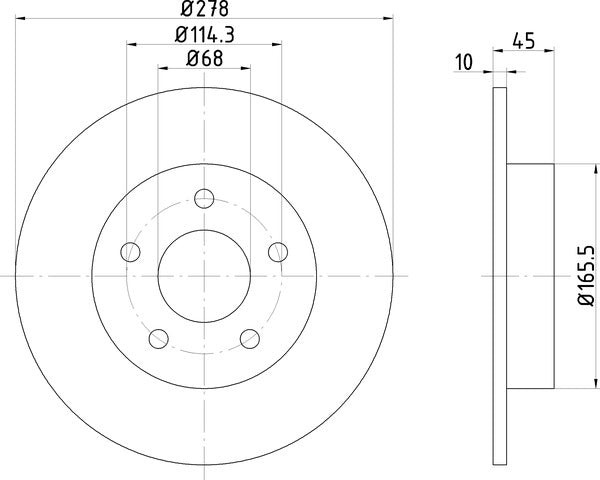 Mintex MDC1606 Brake Disc