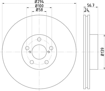 Mintex MDC1377 Brake Disc
