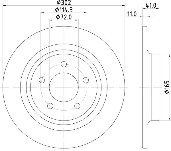 Mintex MDC2202 Brake Disc