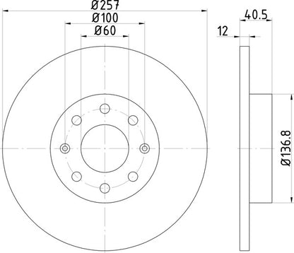 Mintex MDC1838 Brake Disc