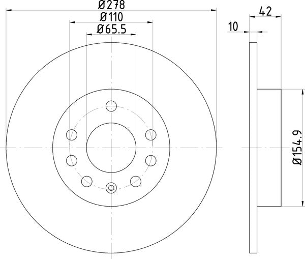 Mintex MDC2037 Brake Disc