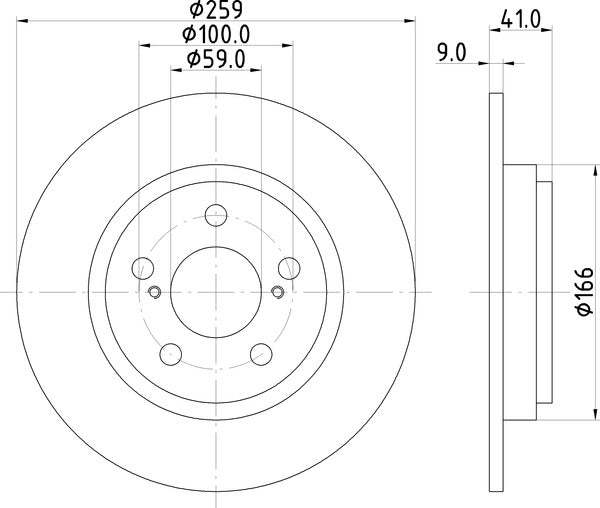 Mintex MDC2171 Brake Disc