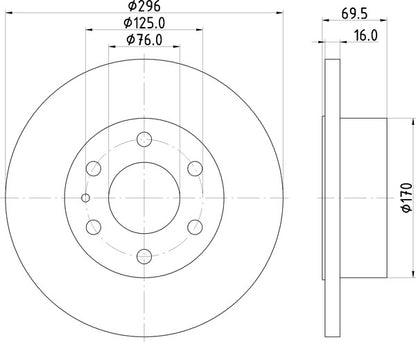 Mintex MDC2247 Brake Disc