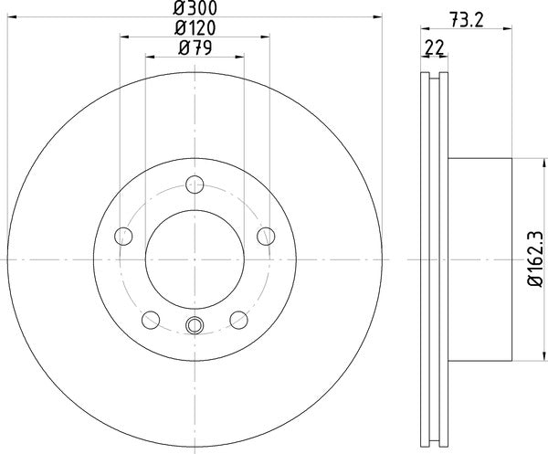 Mintex MDC2351 Brake Disc