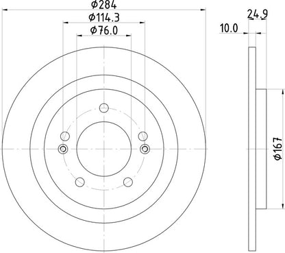 Mintex MDC2360 Brake Disc