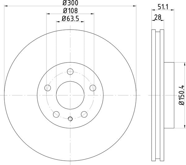 Mintex MDC2662 Brake Disc